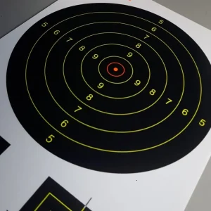 Alvo Lumishot Para Tiro Fluorescente 100mm