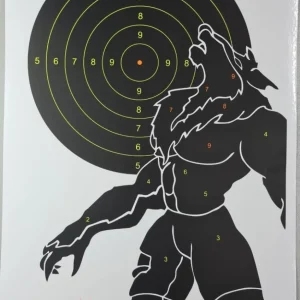 Alvo Lumishot Para Tiro Fluorescente Lobisomen