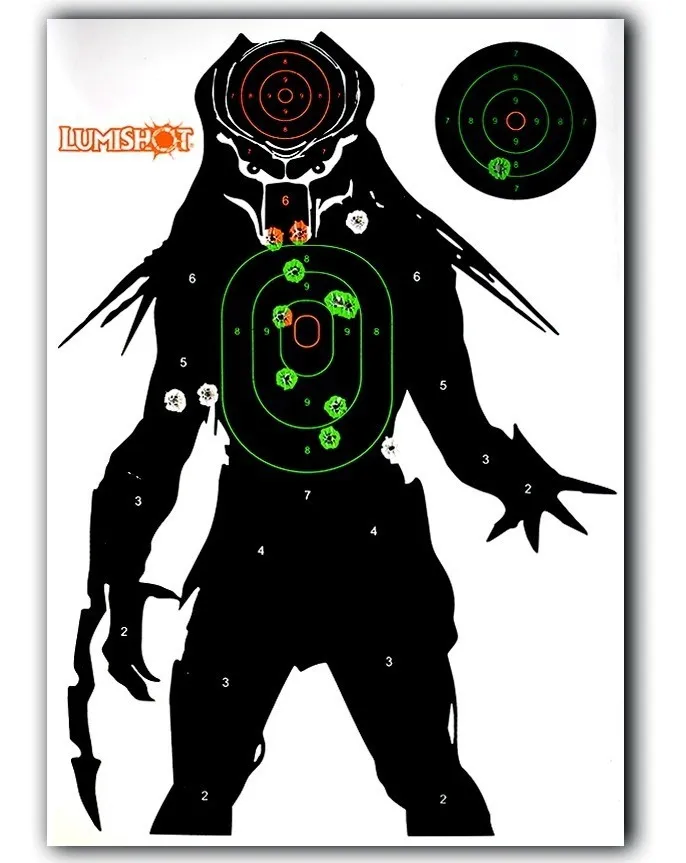 Alvo Lumishot Para Tiro Fluorescente Predador - Imagem 2