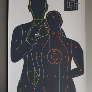 Alvo Lumishot Para Tiro Fluorescente Refem